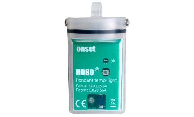 HOBO пендант температур/гэрлийн 64K өгөгдөл бүртэгч
